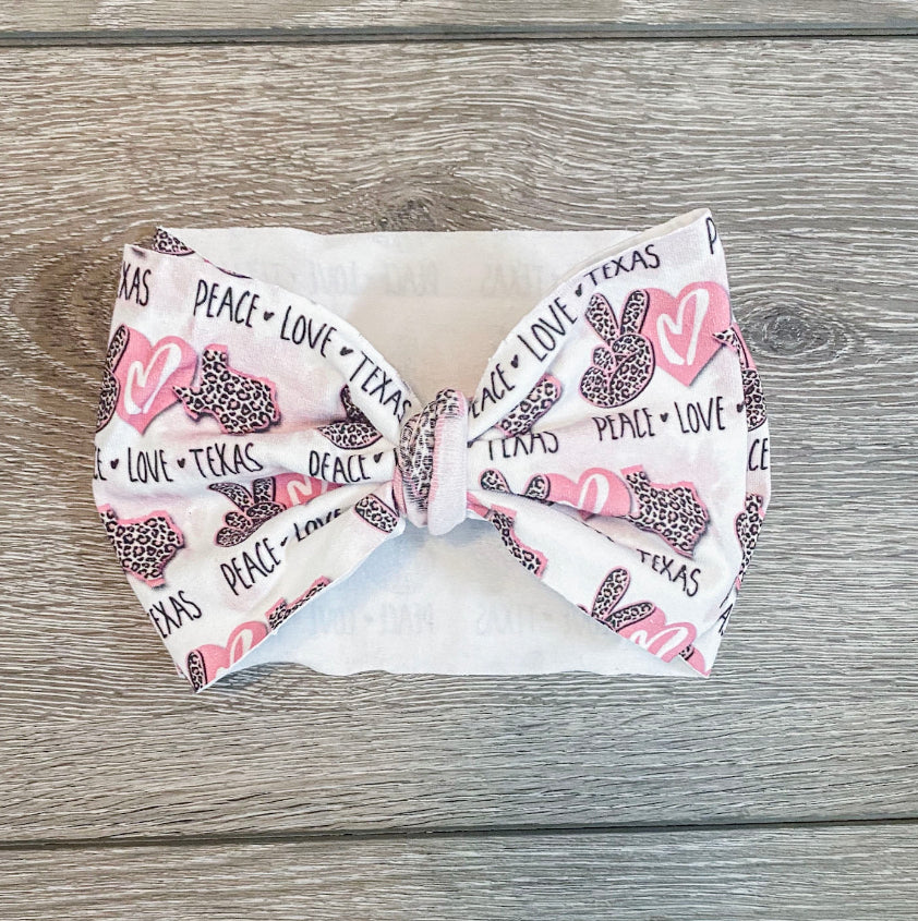 Love Texas Headwrap/Top Knot