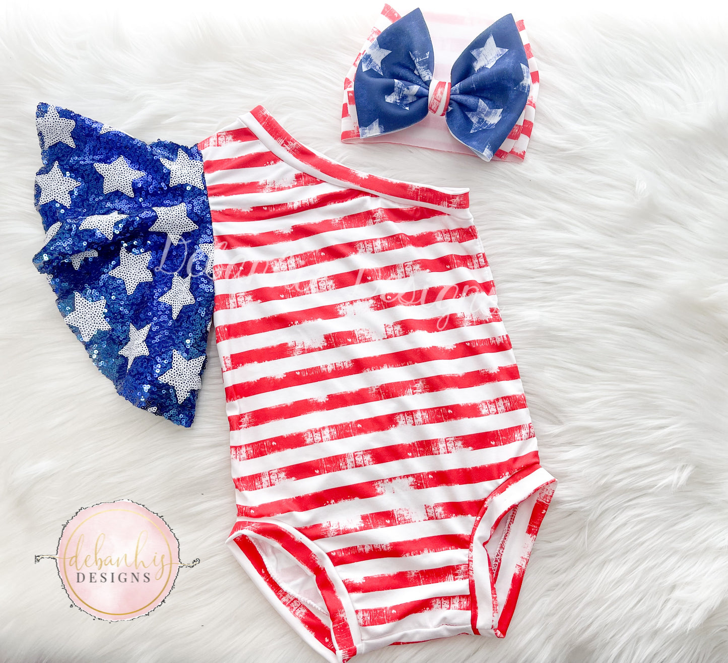 4th of july one flutter sleeve style leo