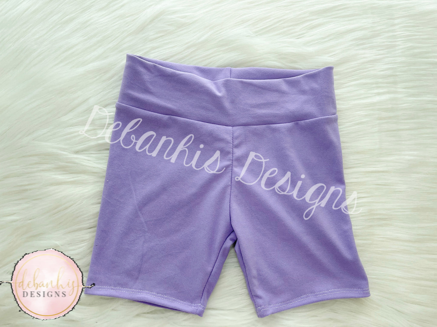 Purple biker shorts kid/adult sizes