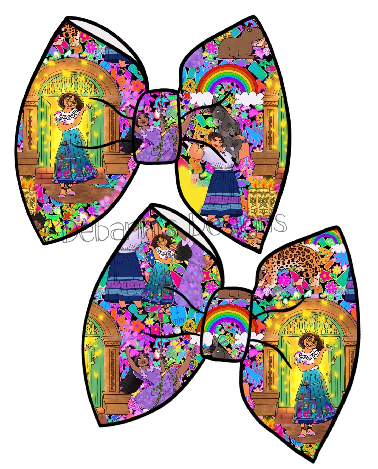 Encanto bow/ Piggies