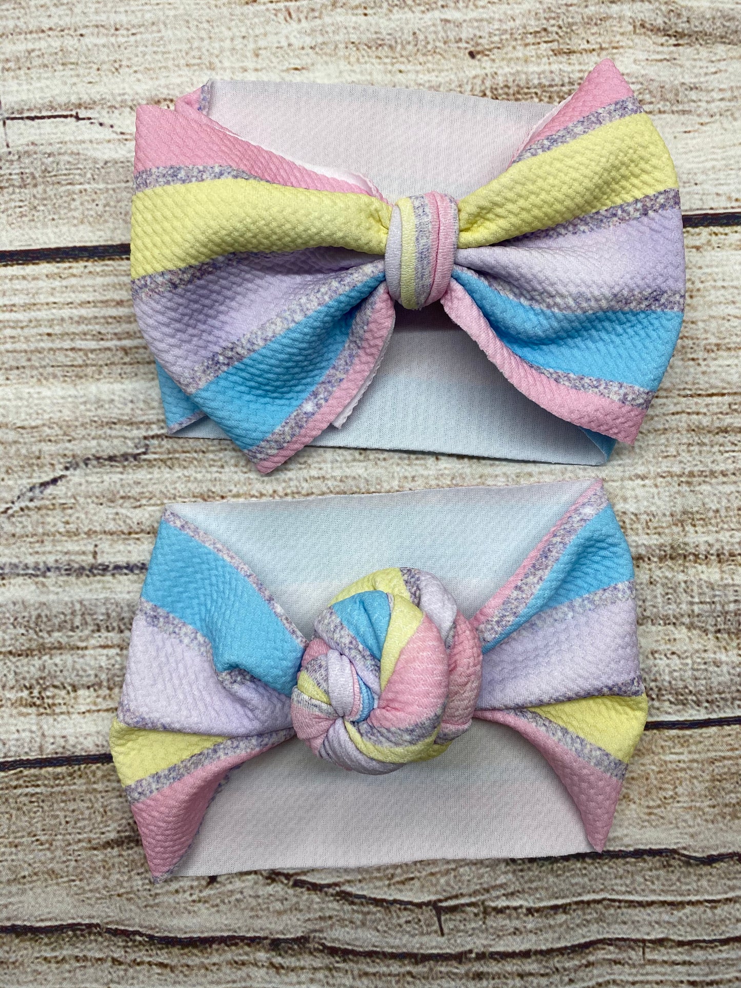 Pastel stripes headwrap