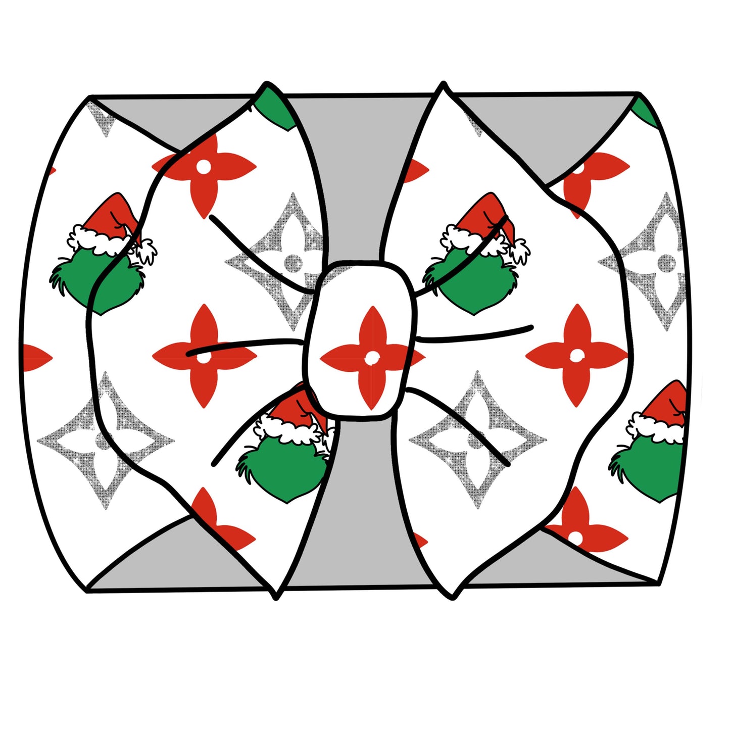 Boujee grinch headwrap