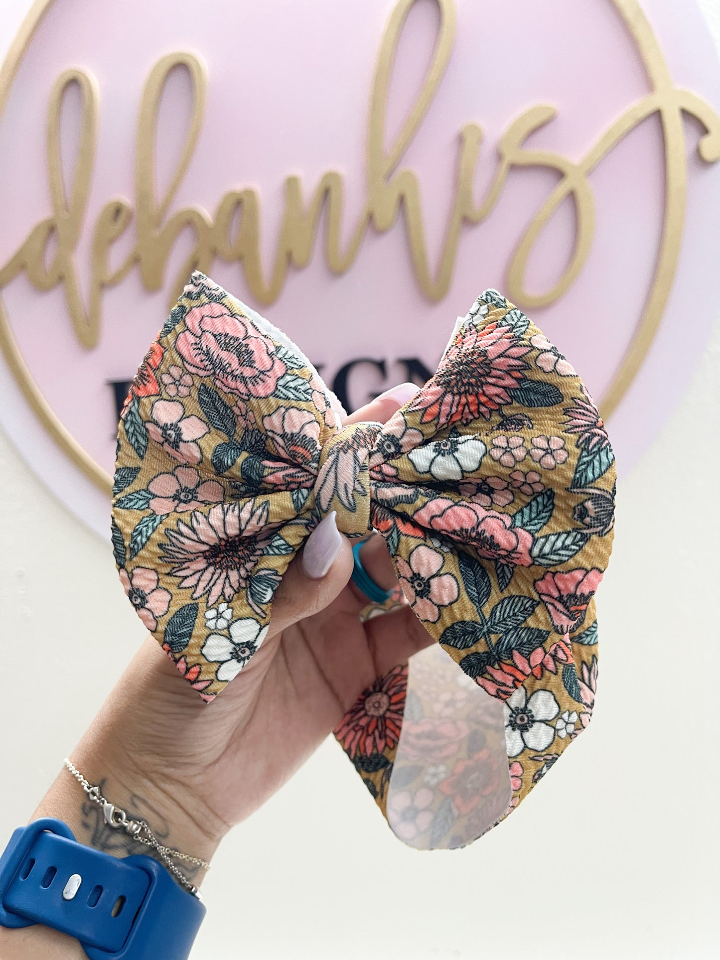 Fall flowers headwrap