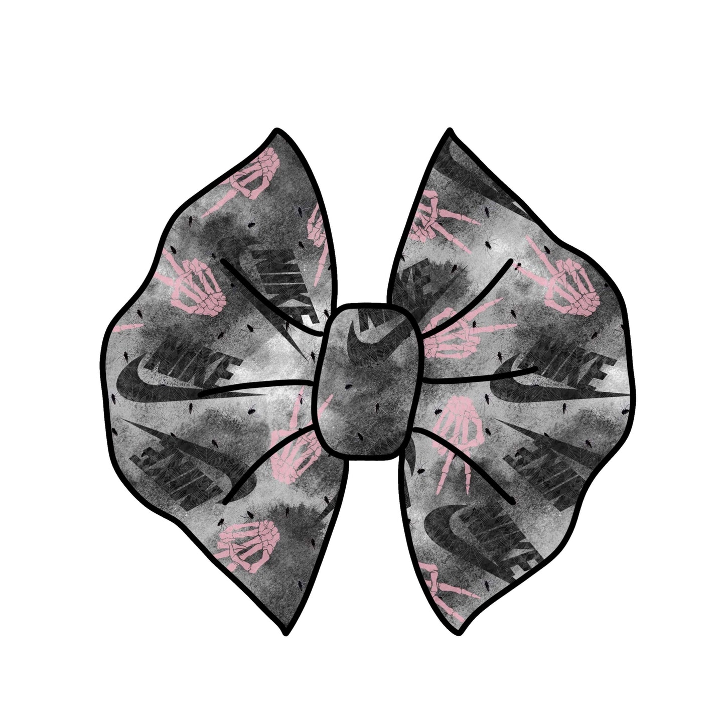 Spooky Nike bow/ Piggies