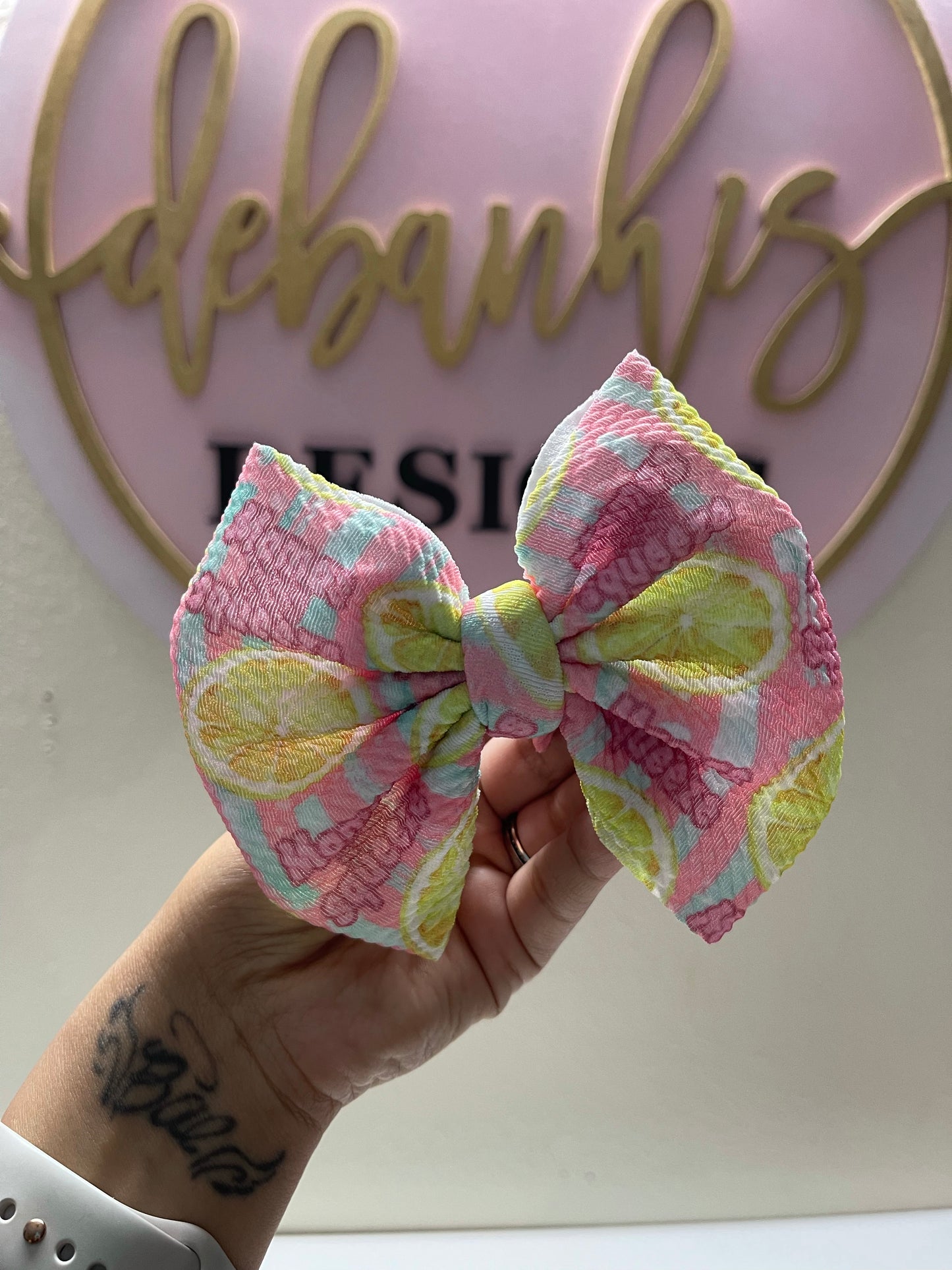 Mamas main squeeze bow/ Piggies