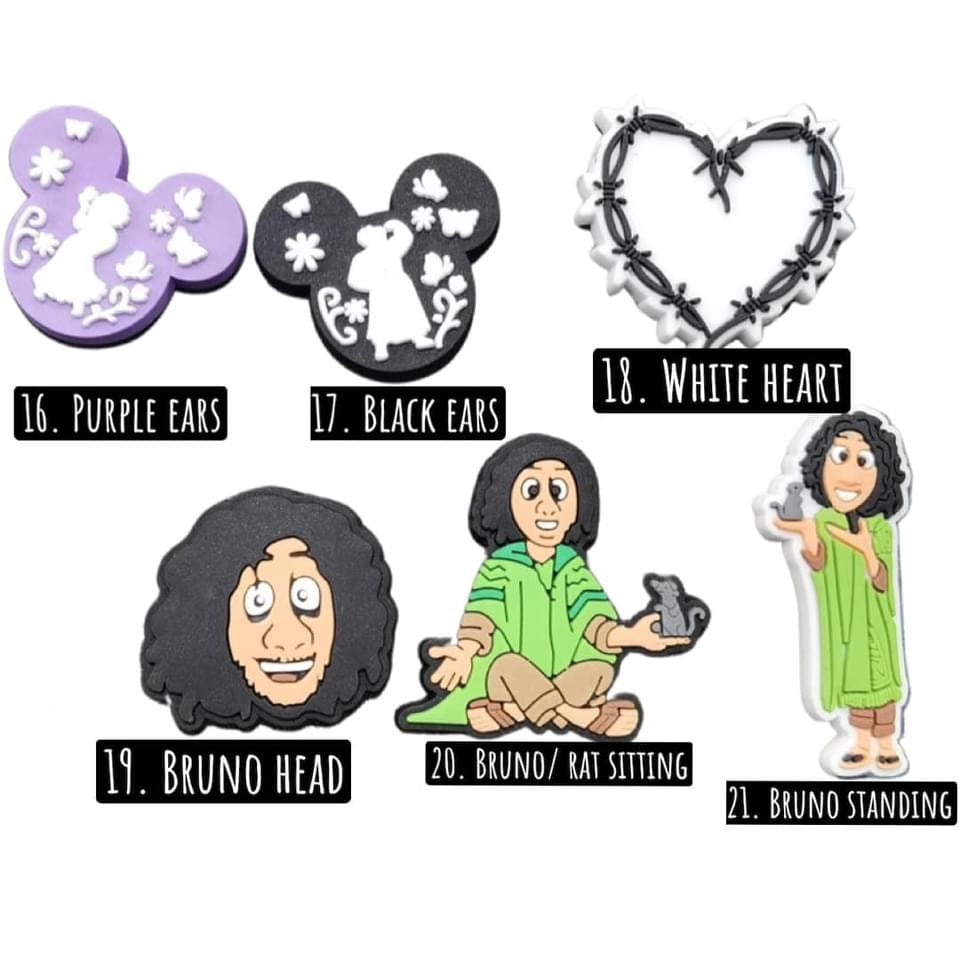 Encanto croc charms RTS