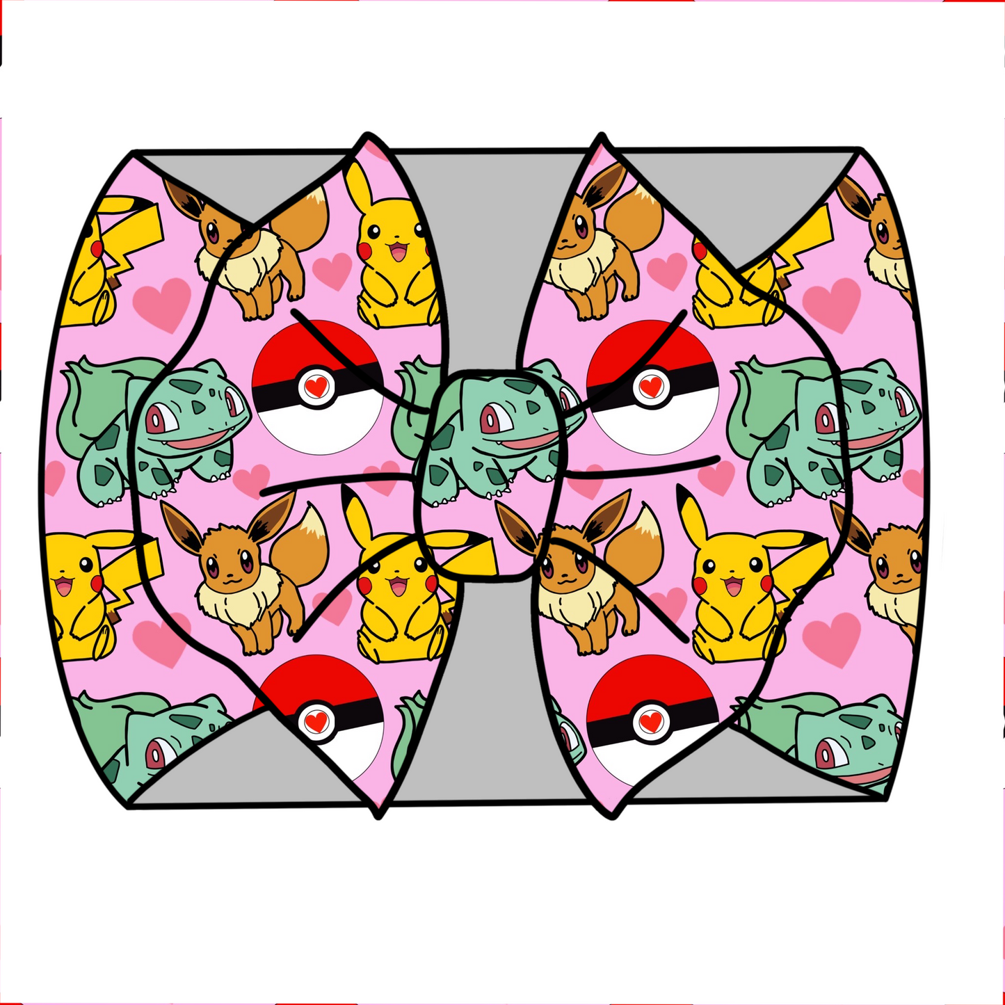 Catch them all Vday headwrap