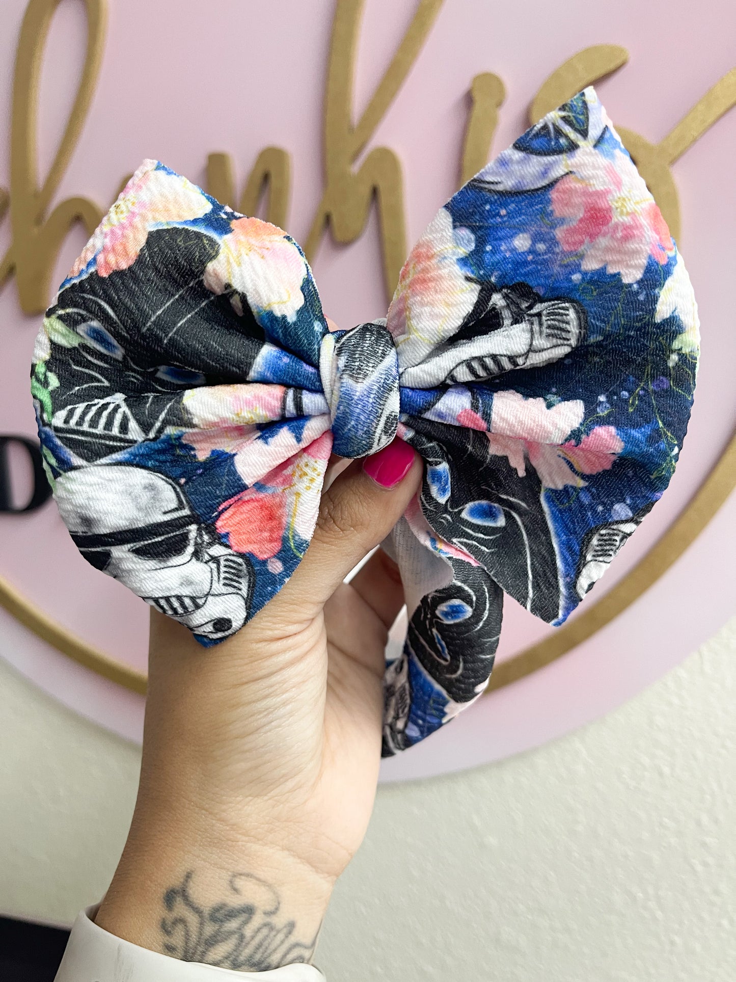 Flower dark force headwrap