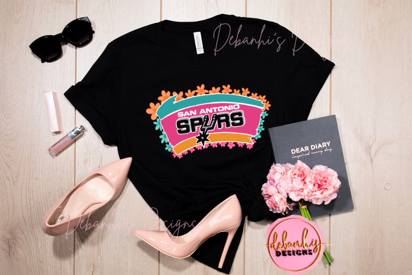 SPURS Floral Tshirt