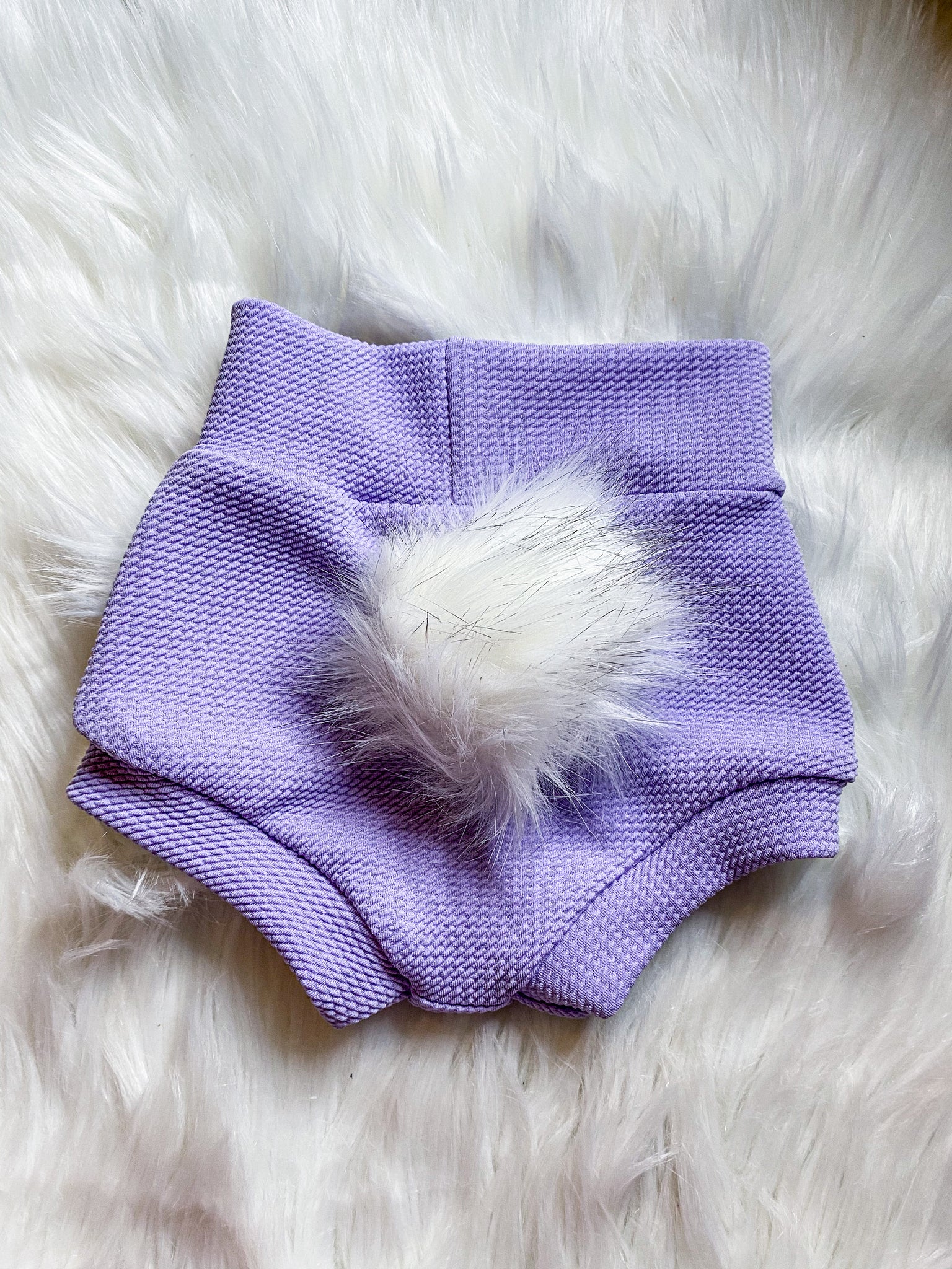 Lilac bunny tail bummies
