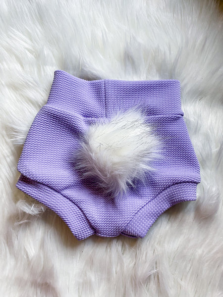 Lilac bunny tail bummies