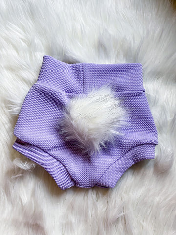 Lilac bunny tail bummies