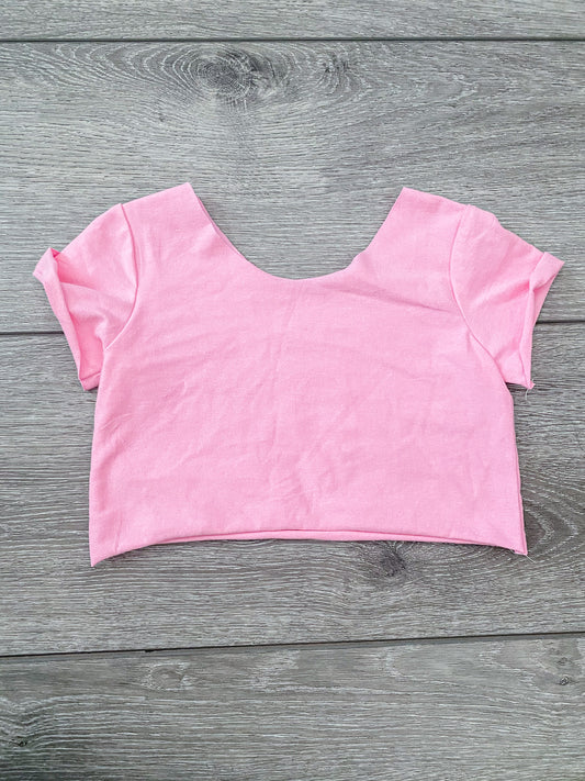 Pink Crop Top