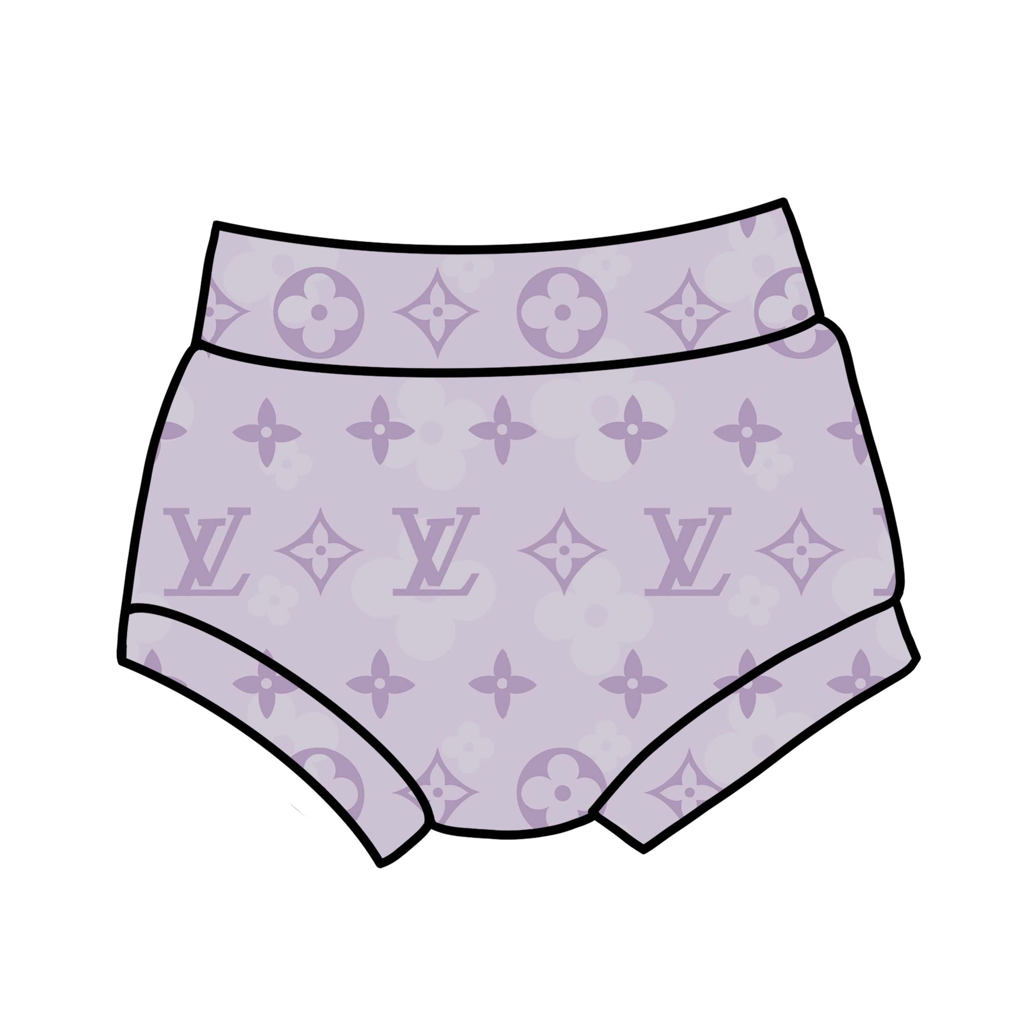 Boujee light purple LV bummies