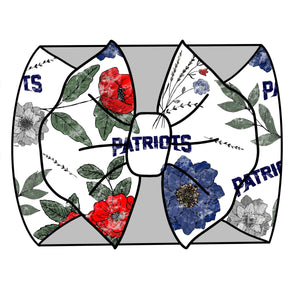 Patriots Floral headwrap