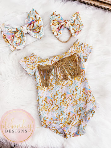 Gold Marble Makayla Style Leo