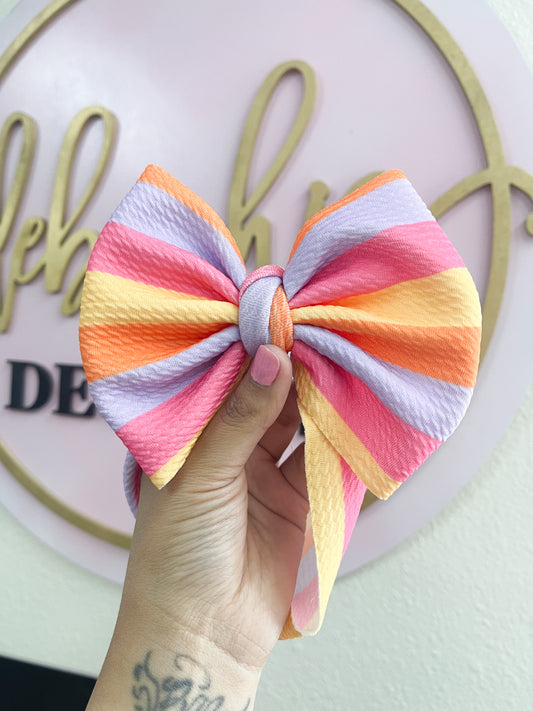 Spring stripes  headwrap