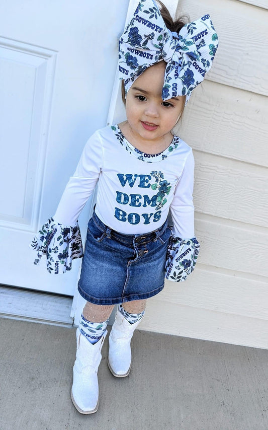 Cowboys Floral Bell Style Leo