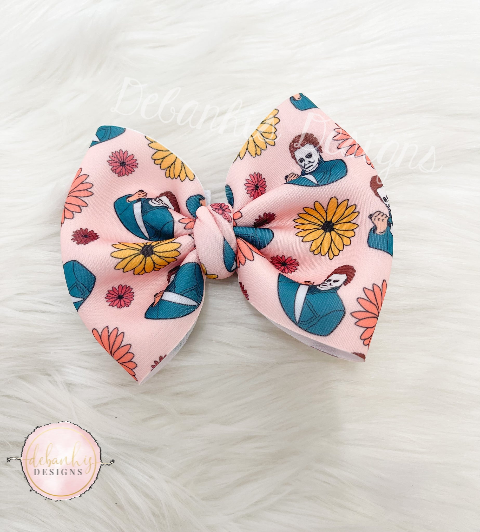 Floral killer bow/ Piggies