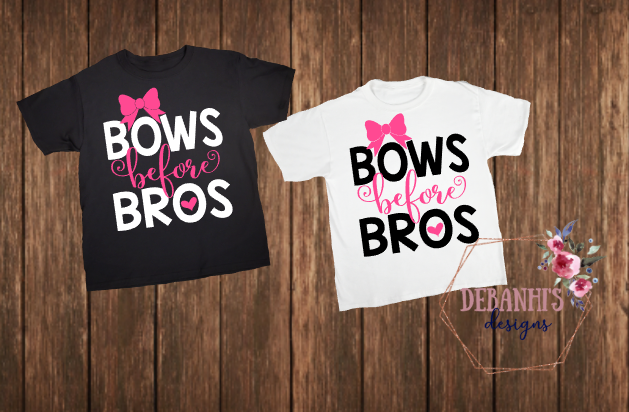 Bows before bros Tee