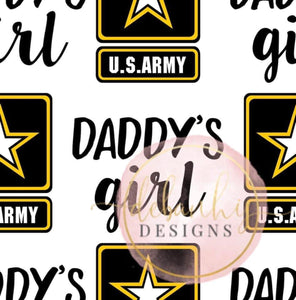 Army daddy’s girl headwrap