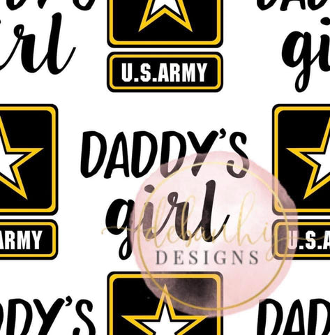 Army daddy’s girl headwrap