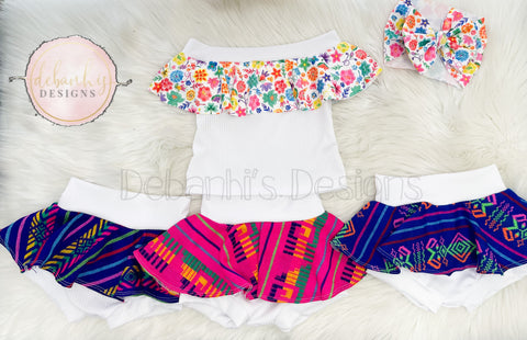 Fiesta skirted bummies
