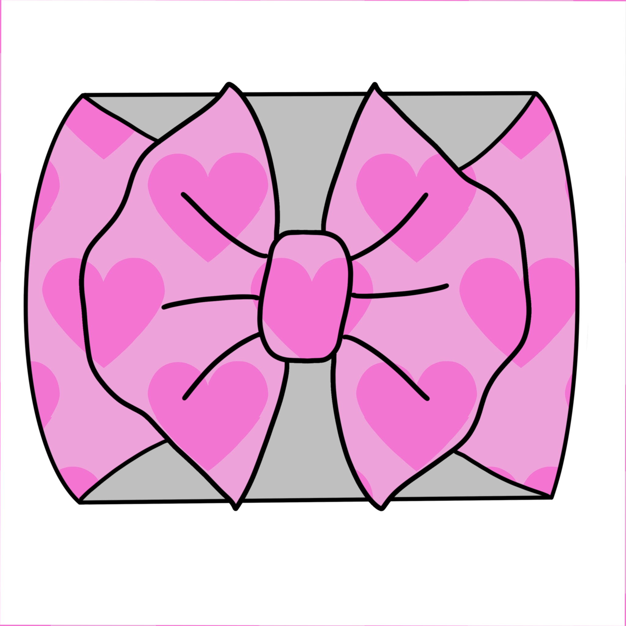 Vday hearts headwrap