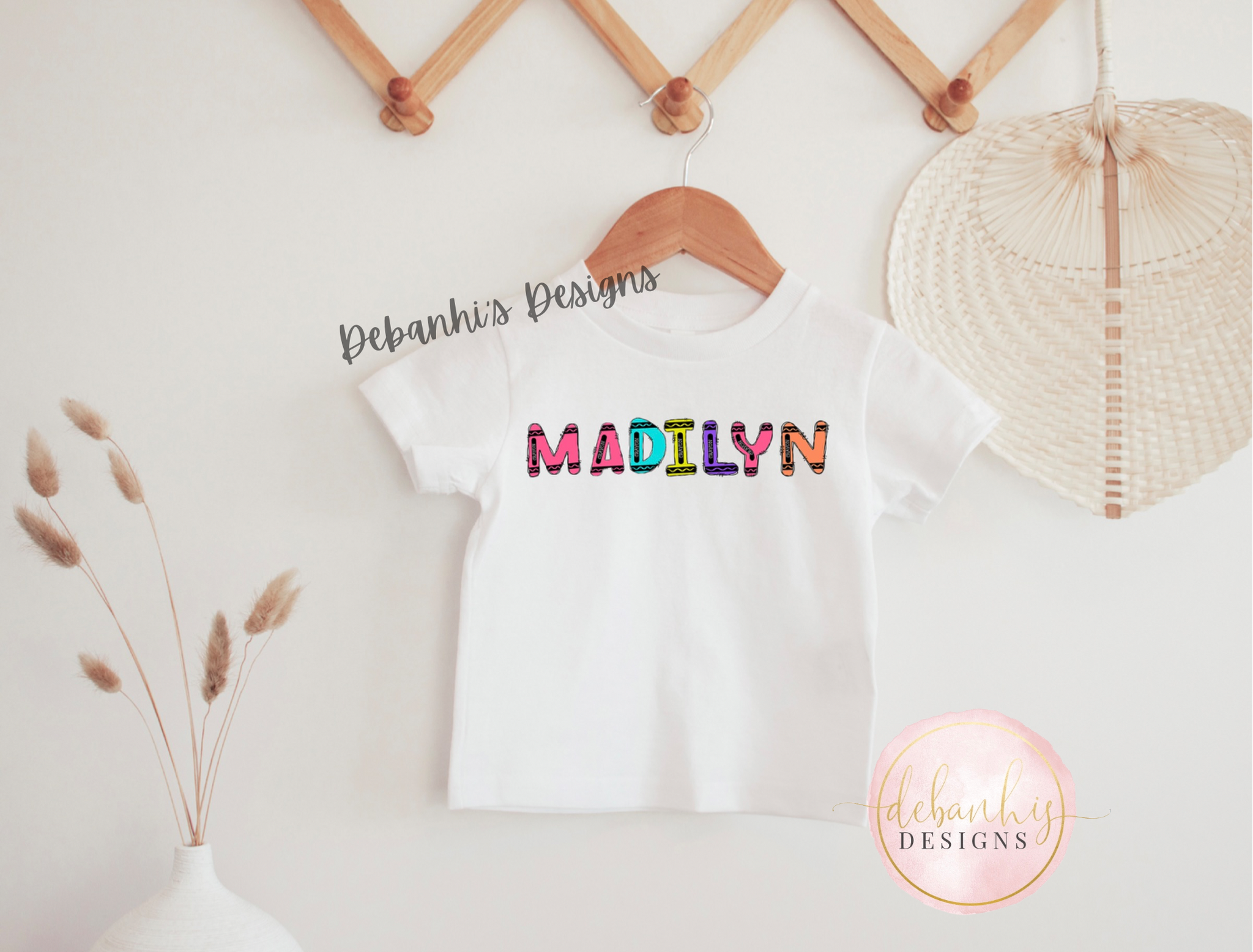 Crayons name Tshirt