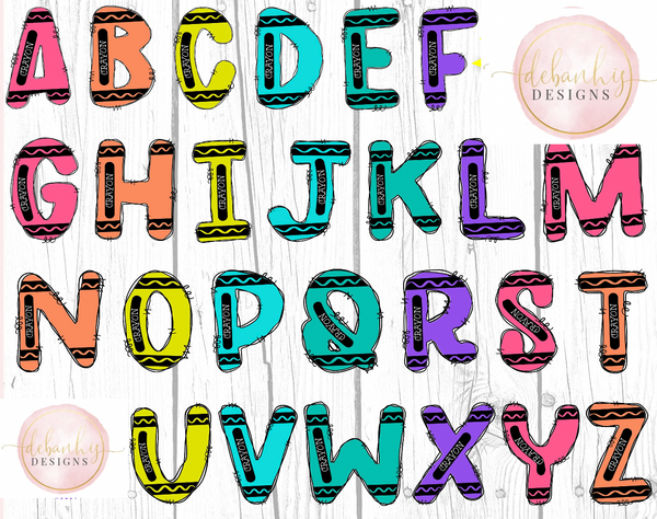 Crayons name Tshirt
