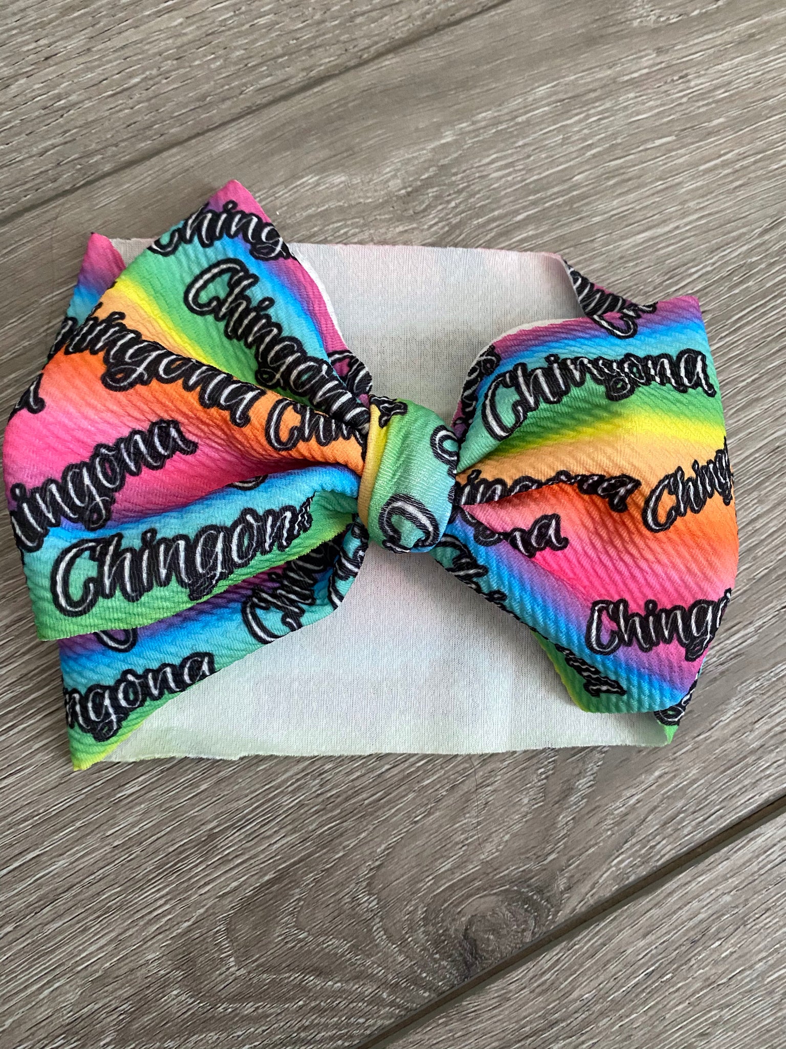 Neon Chingona Headwrap/Top Knot