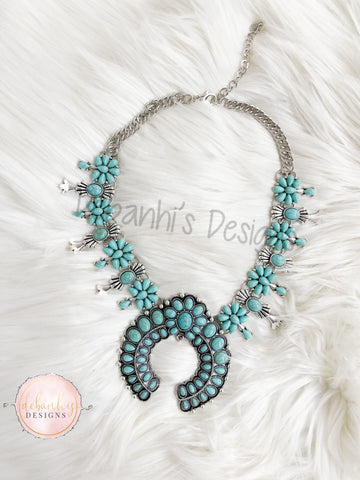 RTS Teal Necklace