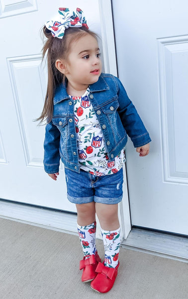 NFL floral basic tee