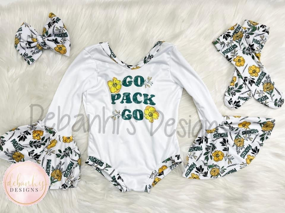 Packers Floral Bell Style Leo