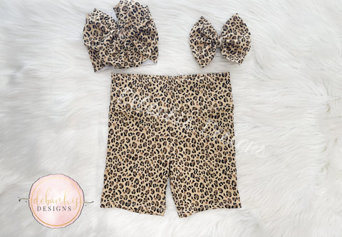 leopard Biker Shorts