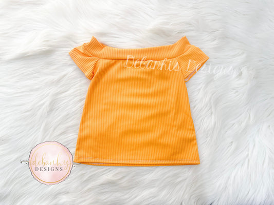 Mustard makayla style top