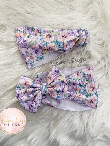 Spring floral headwrap
