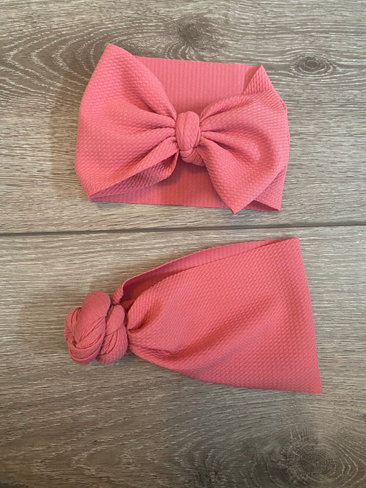 Salmon Headwrap/Top Knot