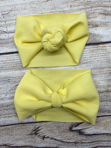 light yellow headwrap