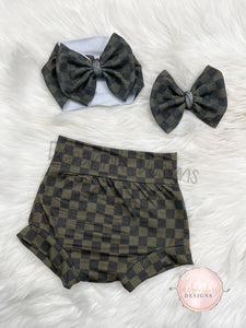 Brown checkered Choose Your Style