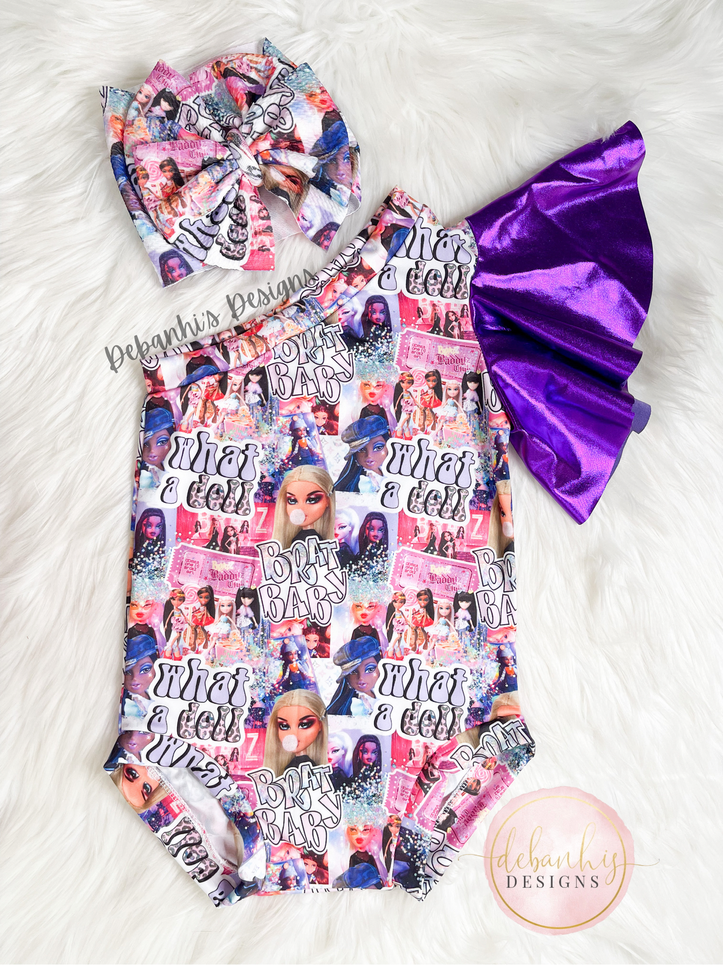 Bratz one shoulder sleeve style leo