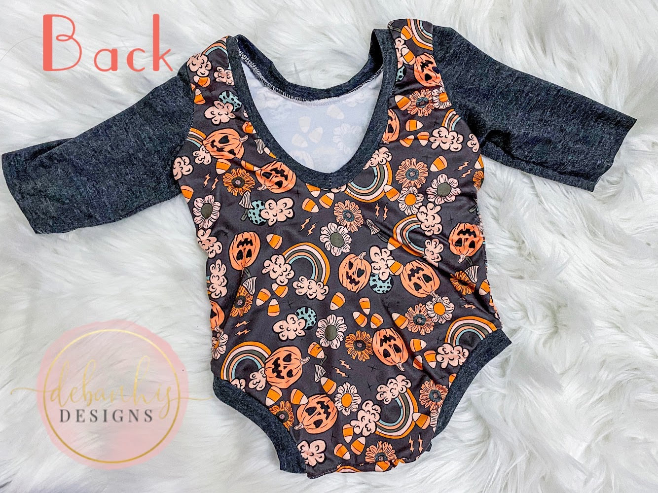 Halloween Pumpkins Madilyn Style Leotard