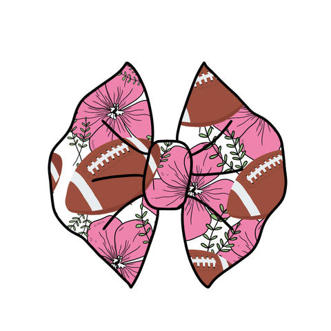 Football bow/ Piggies