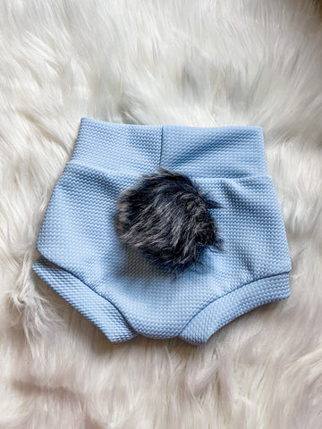Light blue bunny tail bummies