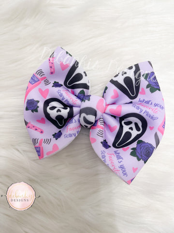 Scream queen bow/ Piggies