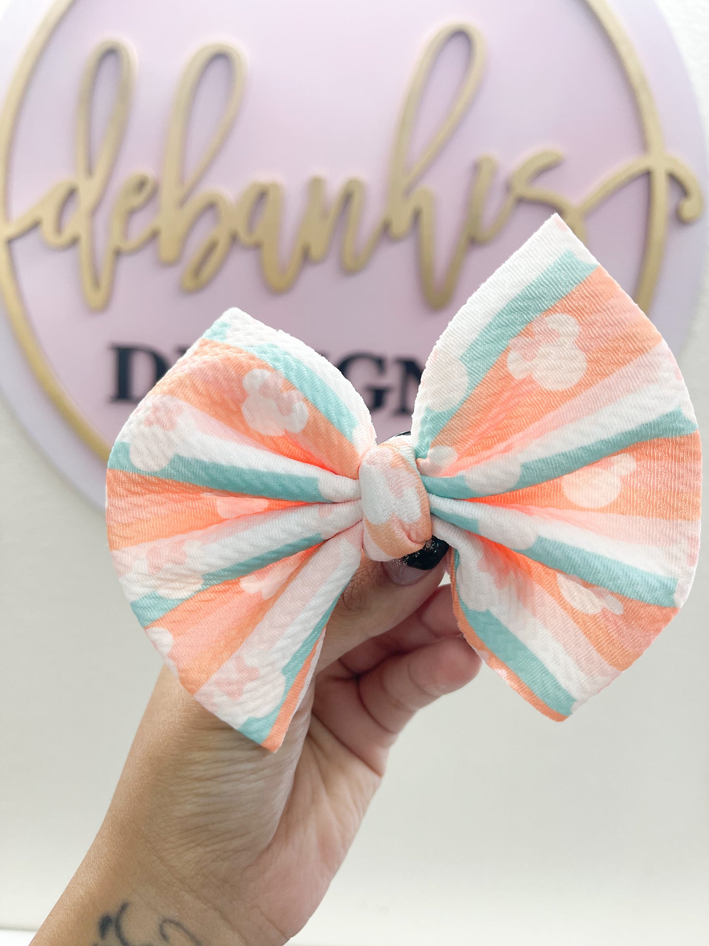 Minnie boho bow/ Piggies
