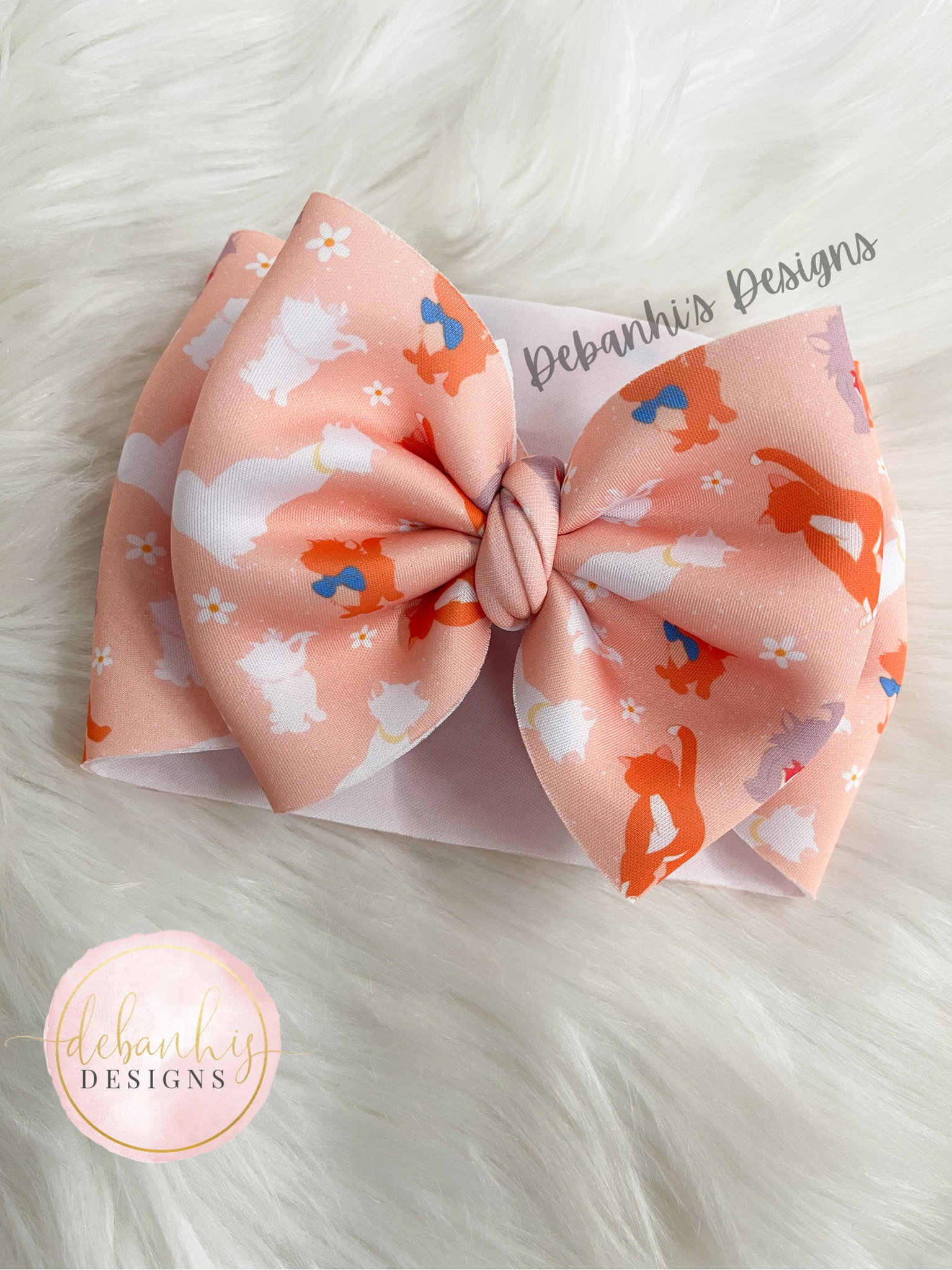 Fancy cats headwrap
