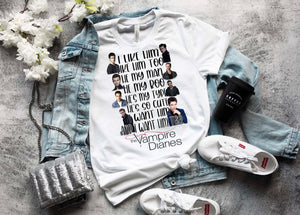 he's my boo vampire diaries tee