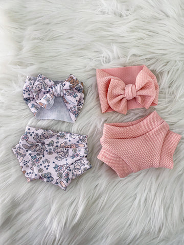 Minikane Bummies Set (option bunny tail or not)