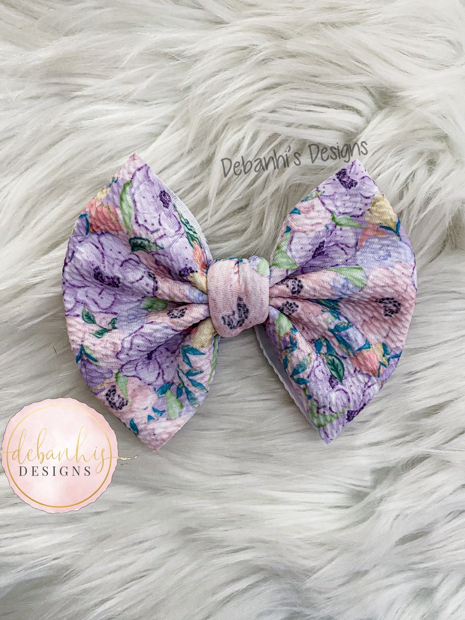 Spring Floral bow